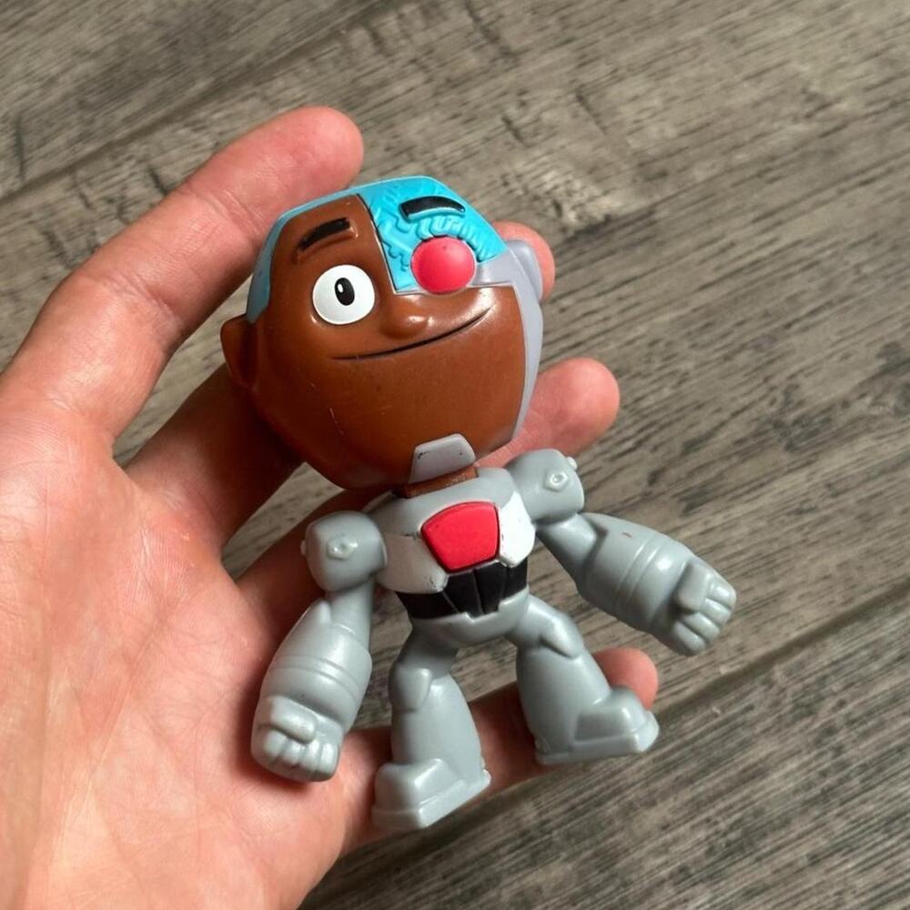 Collectible Teen Titans Go Cyborg McDonald’s Toy Action Figure